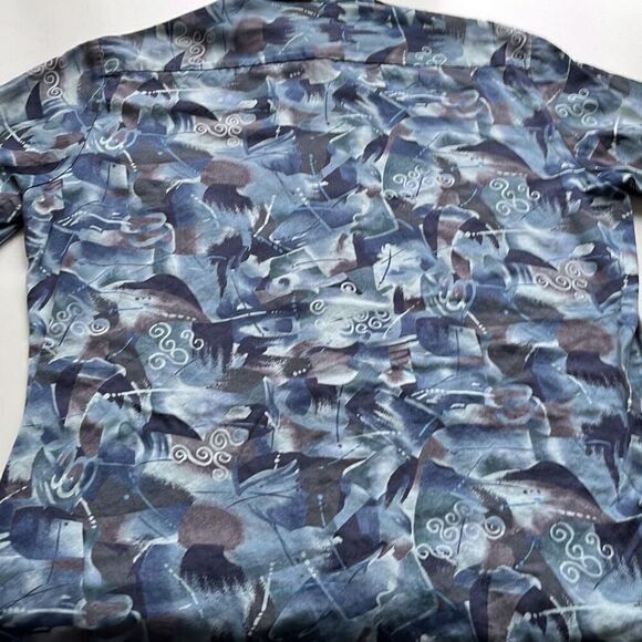 Vintage Triumph of California Disco Button Front Mens L - Picture 5 of 7